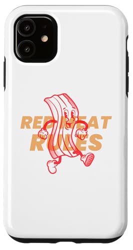 Hülle für iPhone 11 Lustige Speck Cartoon Red Meat Rules von Funny Carnivore Diet Humor Designs