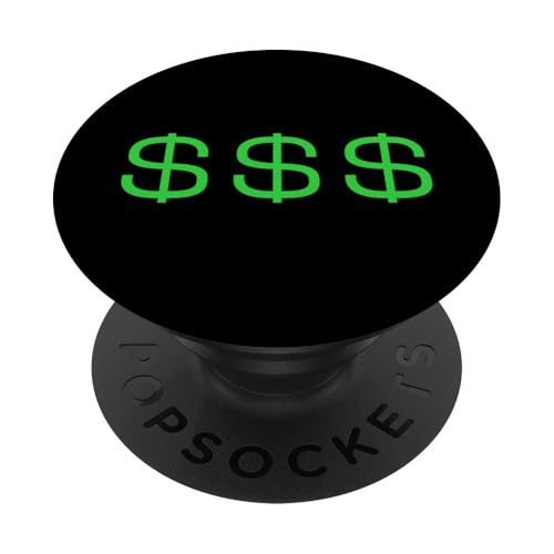 Dollar Signs Reichtum zieht Glück und Glück an PopSockets Klebender PopGrip von Funny Casual Style Art Graphics (Money)