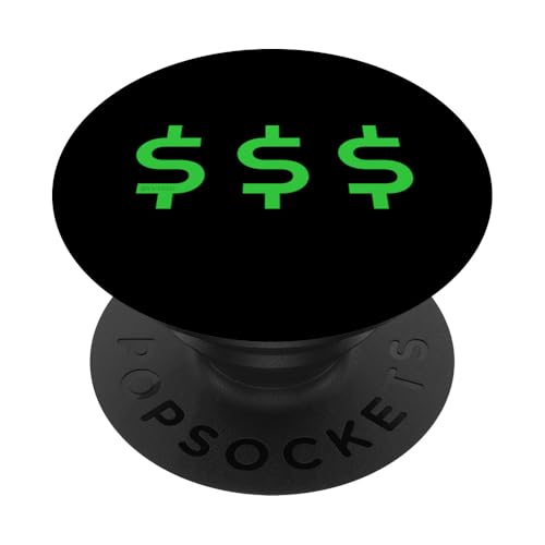 Dollar Symbole Glücksbringer Glück PopSockets Klebender PopGrip von Funny Casual Style Art Graphics (Money)