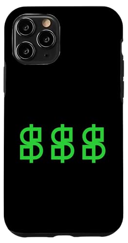 Hülle für iPhone 11 Pro Dollar Zeichen Symbole Glück Glück von Funny Casual Style Art Graphics (Money)