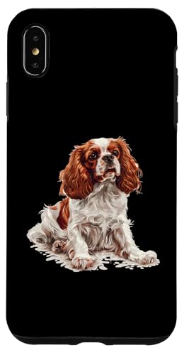 Hülle für iPhone XS Max Cavalier King Charles Spaniel Hunderasse Grafik von Funny Cavalier King Charles Spaniel Dog Graphics