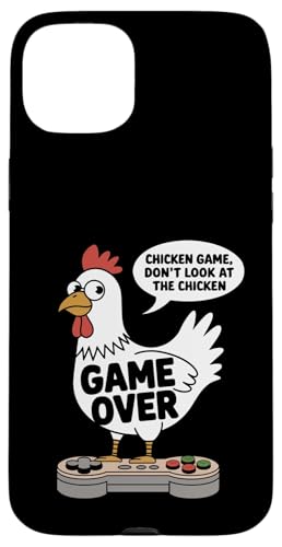 Chicken Game Don't Look At The Chicken Lustiger Gag Humorvoll Hülle für iPhone 15 Plus von Funny Chicken Gag Clothing