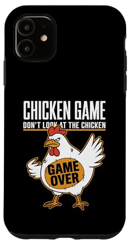 Chicken Game Schau dir das Chicken Game Over Funny nicht an Hülle für iPhone 11 von Funny Chicken Gag Clothing