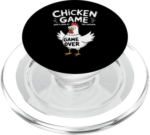 Chicken Game Schau dir das Chicken Game Over Funny nicht an PopSockets PopGrip für MagSafe von Funny Chicken Gag Clothing