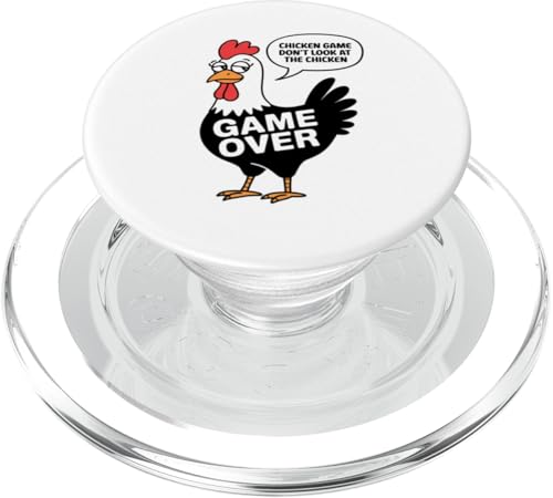 Lustiges Hühner-Spiel Don't Look at the Chicken Humor Kleidung PopSockets PopGrip für MagSafe von Funny Chicken Gag Clothing