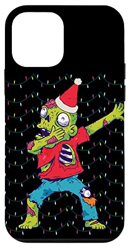 Hülle für iPhone 12 mini Lustige Weihnachtslichter für Damen, Herren, Zombie-Weihnachtsbeleuchtung von Funny Christmas Lights Dabbing Christmas Designs