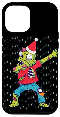 Hülle für iPhone 14 Pro Max Lustige Weihnachtslichter für Damen, Herren, Zombie-Weihnachtsbeleuchtung von Funny Christmas Lights Dabbing Christmas Designs