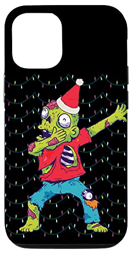 Hülle für iPhone 15 Pro Lustige Weihnachtslichter für Damen, Herren, Zombie-Weihnachtsbeleuchtung von Funny Christmas Lights Dabbing Christmas Designs