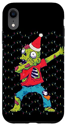 Hülle für iPhone XR Lustige Weihnachtslichter für Damen, Herren, Zombie-Weihnachtsbeleuchtung von Funny Christmas Lights Dabbing Christmas Designs