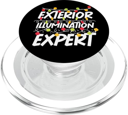 Außenbeleuchtung Experte Lustige Weihnachten Licht Dekorateur PopSockets PopGrip für MagSafe von Funny Christmas Lights Outfits