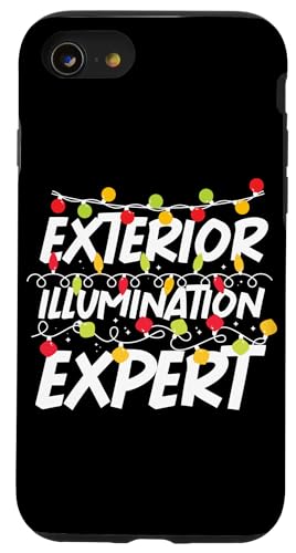 Hülle für iPhone SE (2020) / 7 / 8 Außenbeleuchtung Experte Lustige Weihnachten Licht Dekorateur von Funny Christmas Lights Outfits