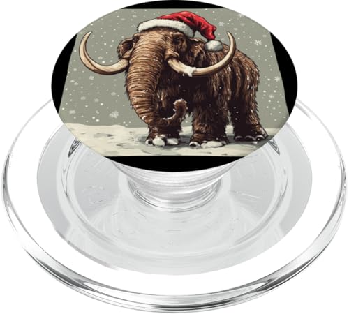 Nikolausmütze Mammoth Verbreitung Weihnachtsfreude für Jungen und Mädchen PopSockets PopGrip für MagSafe von Funny Christmas Mammoth