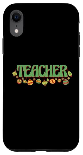 Hülle für iPhone XR Weihnachten Klassenzimmer Lehrer Studenten Xmas Herren Damen von Funny Christmas Pajama Tees