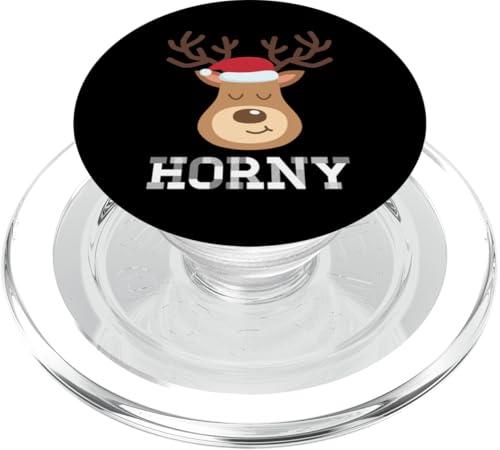 Lustiges Rentierhörner, Weihnachten, Humor, Erwachsene PopSockets PopGrip für MagSafe von Funny Christmas Pajama Tees