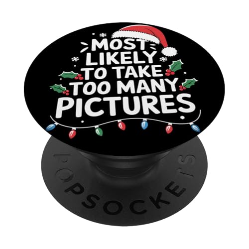 Weihnachten macht wahrscheinlich zu viele Bilder Lustiges Weihnachten PopSockets Klebender PopGrip von Funny Christmas Pajamas Costume Gifts Idea