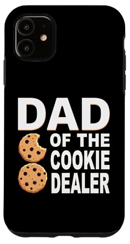 Hülle für iPhone 11 Dad Of Cookie Dealer Cookies Bakery Lustiger Bäcker Keksliebhaber von Funny Cookies Gift Cookie Baker Gifts Bakery