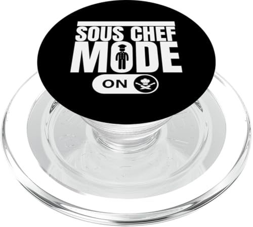 Sous-Chef-Modus auf Funny Sous Chef PopSockets PopGrip für MagSafe von Funny Cooking Kitchen Head Chef