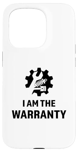 Hülle für iPhone 15 Pro Ich bin die Garantie Lustiger Automechaniker Autowerkstatt von Funny Cool Car Driving Apparel