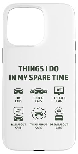 Hülle für iPhone 15 Pro Max Dinge, die ich in meiner Freizeit mache Autoliebhaber Lustiger Autoliebhaber von Funny Cool Car Driving Apparel