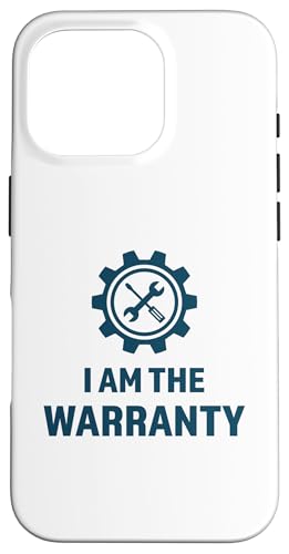 Hülle für iPhone 16 Pro Ich bin die Garantie Lustiger Automechaniker Autowerkstatt von Funny Cool Car Driving Apparel