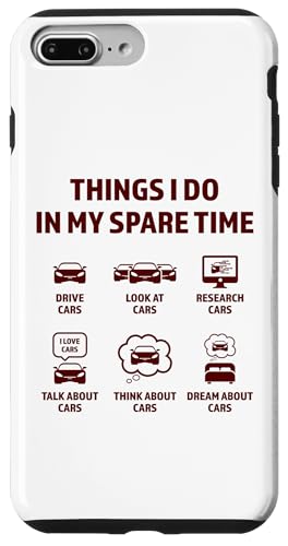 Hülle für iPhone 7 Plus/8 Plus Dinge, die ich in meiner Freizeit mache Autoliebhaber Lustiger Autoliebhaber von Funny Cool Car Driving Apparel