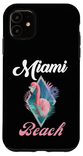 Hülle für iPhone 11 Miami Beach Florida Meeresschildkröte Urlaub Sommer Familienspiel von Funny Cool Tees