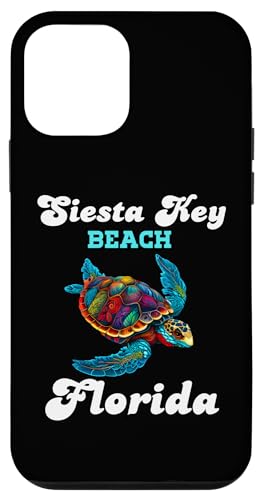 Hülle für iPhone 12 mini Siesta Key Beach Florida Floral Turtle Familienurlaubsmatch von Funny Cool Tees