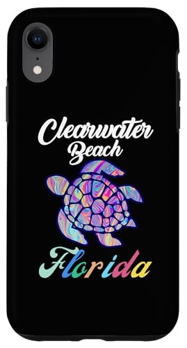 Hülle für iPhone XR Clearwater Beach Florida Tie Dye Familienurlaub mit Meeresschildkröten von Funny Cool Tees