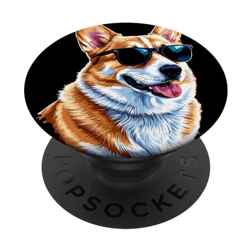 Lustiger Corgi-Besitzer Corgi Hund PopSockets Klebender PopGrip von Funny Corgi Owner Corgi Dog Ajeli Designs