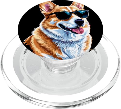 Lustiger Corgi-Besitzer Corgi Hund PopSockets PopGrip für MagSafe von Funny Corgi Owner Corgi Dog Ajeli Designs