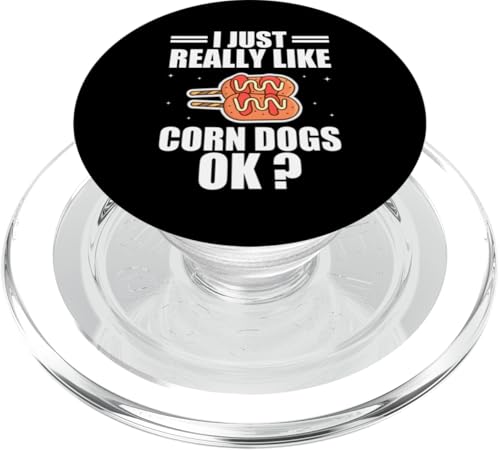 Bestes Corn Dog-Design für Männer, Frauen und Kinder, Futter, Corndog-Liebhaber PopSockets PopGrip für MagSafe von Funny Corn Dog Gift Corndog Lover