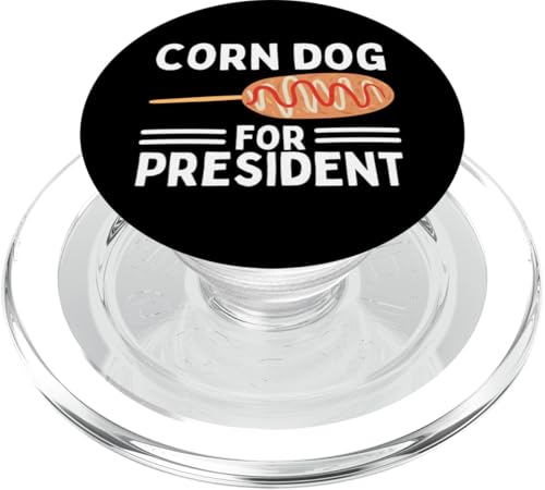 Lustiges Mais-Hunde-Geschenk für Männer und Frauen, Hotdog-Wurst-Foodie PopSockets PopGrip für MagSafe von Funny Corn Dog Gift Corndog Lover