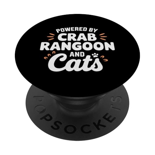 Krabben-Rangoon PopSockets Klebender PopGrip von Funny Crab Rangoon Lover Gifts for Men and Women