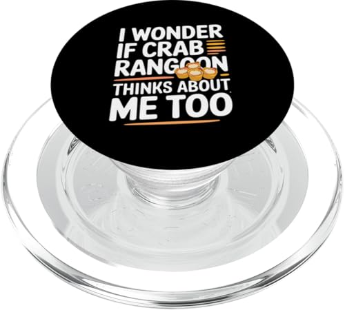 Krabben-Rangoon PopSockets PopGrip für MagSafe von Funny Crab Rangoon Lover Gifts for Men and Women