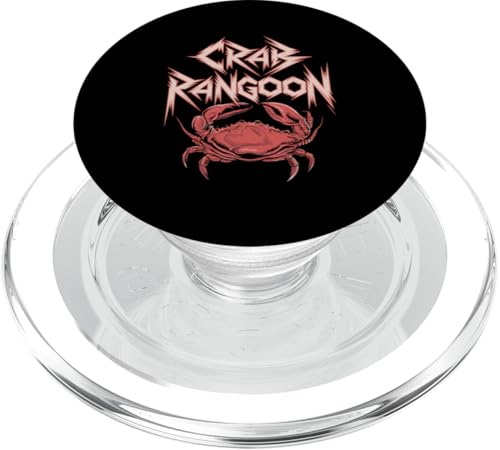 Metallkrabben-Rangoon PopSockets PopGrip für MagSafe von Funny Crab Rangoon Lover Gifts for Men and Women