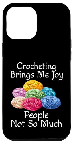 Hülle für iPhone 12 Pro Max Lustiges Häkeln macht mir Freude, Leute, nicht so sehr, Oma von Funny Crochet Gifts