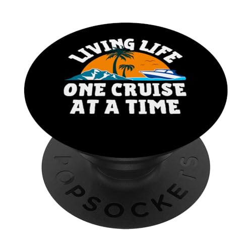 Lustige Cruising-Designs für Männer und Frauen, Kreuzfahrtschiff, Kreuzfahrt-Liebhaber PopSockets Klebender PopGrip von Funny Cruise Gift Cruising