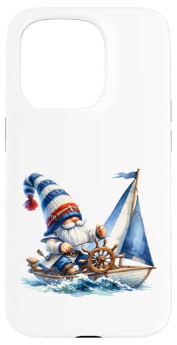 Funny Sailing Gnome Boat Captain For Men Retired Dad Life Hülle für iPhone 15 Pro von Funny Cruise Ship Accessories & Boat Captain Gifts