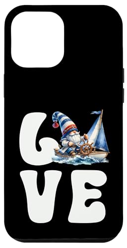 I Love Sailing Dad Gnome For Sea Lover Funny Boating Graphic Hülle für iPhone 12 Pro Max von Funny Cruise Ship Accessories & Boat Captain Gifts