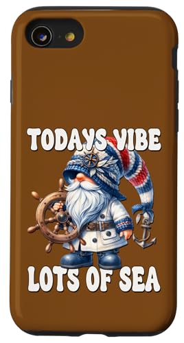 Sea Lover Gnome Dad Funny Saying For Men Who Love Cruising Hülle für iPhone SE (2020) / 7 / 8 von Funny Cruise Ship Accessories & Boat Captain Gifts