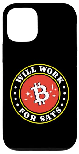 Hülle für iPhone 14 Pro Funktioniert für Sats Bitcoin Crypto Cryptocurrency Hodler von Funny Crypto Gifts