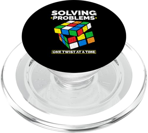 Cubing Problemlösung Eine Wendung nach der anderen — Schnelles Cubing PopSockets PopGrip für MagSafe von Funny Cube Solving Apparel