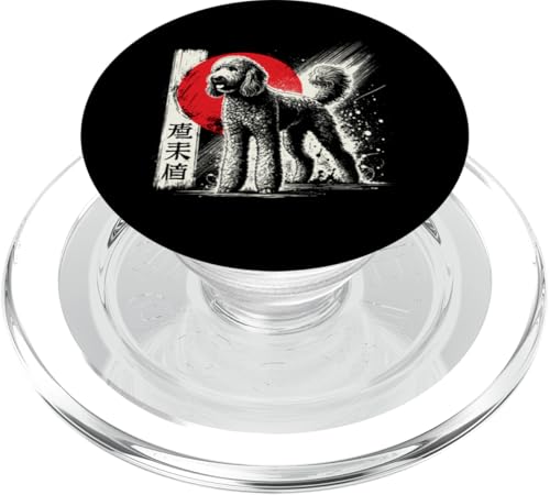 Labradoodle Cooler Sumi-e Animal Sunset. PopSockets PopGrip für MagSafe von Funny Cute Happy and Cool Animal Design Love Store