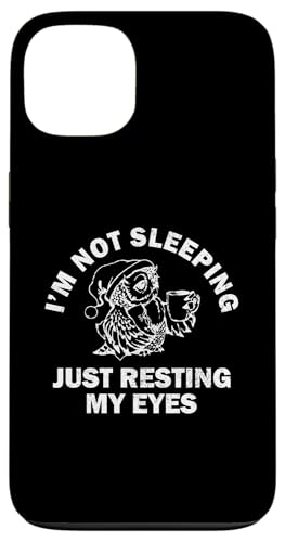 Hülle für iPhone 13 Funny Dad Joke I'm Not Sleeping I'm Just Resting My Eyes Eule von Funny Dad Joke Not Sleeping Just Resting My Eyes