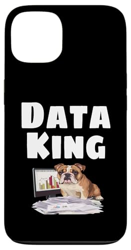 Lustiger Datenkönig Analyst Nummer Geek Buchhalter Humor Bulldogge Hülle für iPhone 13 von Funny Data Analyst Geek Gifts