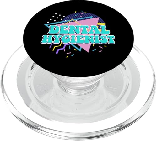 Dentalhygieniker 80S 90S Retro Vintage PopSockets PopGrip für MagSafe von Funny Dental Dentist HD0