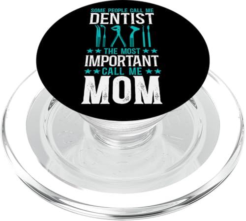 Zahnarzt Mama Mutter PopSockets PopGrip für MagSafe von Funny Dental Dentist HD0