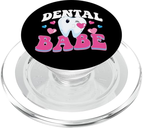 Zahnarzt Zahnarzthelferin Zahnhygienikerin Zahnherz PopSockets PopGrip für MagSafe von Funny Dental Dentist HS0