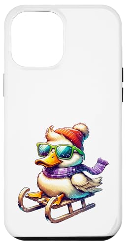 Hülle für iPhone 14 Plus Süße Ente Weihnachten von Funny Designs