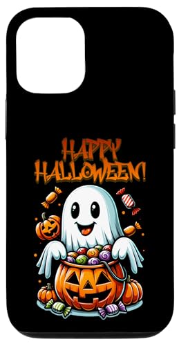 Hülle für iPhone 14 Pro Halloween Geist Gespenst von Funny Designs